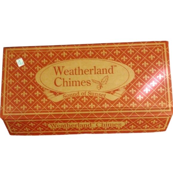 Weatherland-Sound Of Sunset In Black Walnut Wind Chime NWT For Front Porch Use! - Picture 4 of 6